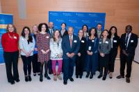 2022 Academy of Community and Public Service inductees with CUIMC leadership and ACPS executive members and co-chairs.